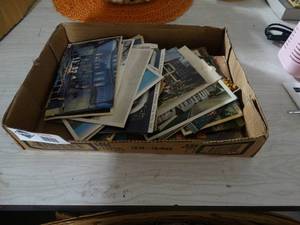 lot 2988 image: Old postcards & misc.