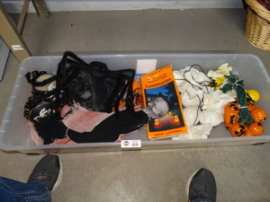 lot 2808 image: Lot of Halloween decor