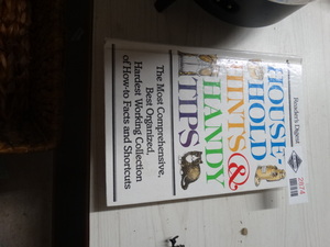 lot 2874 image: Household hints & handy tips book