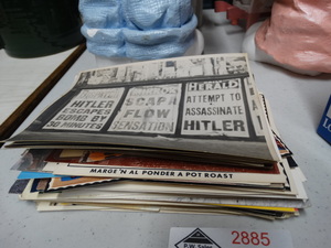 lot 2885 image: Old postcards & misc.