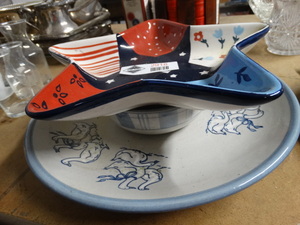 lot 2918 image: Decor platters & plates