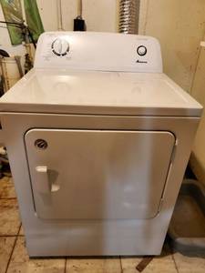 lot 1 image: Amana Electric Dryer. Tested and Working