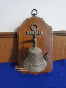 lot 6307 image: Anchor Brass Bell Mounted