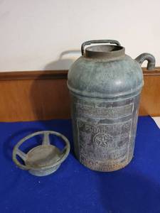 lot 6308 image: Copper Fire Extenquisher - Bottom Cut Off
