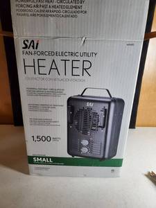 lot 6321 image: Sai FanForced Electric Utility Heater