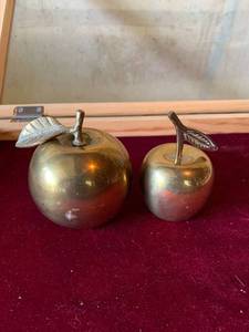 lot 6328 image: Pair of Brass Apple Bells