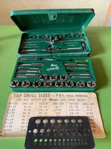 lot 6363 image: Ace Super Set Tap and Die Set