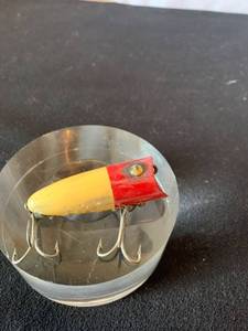 lot 6436 image: Antique Heddon Baby Lucky 13 Fishing Lure