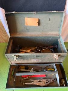 lot 6444 image: Lot of Tools With Craftsman Tool Box