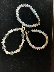 lot 7699 image: Crystal Bracelets