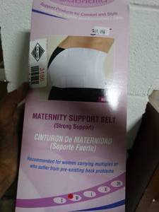 lot 3186 image: Gabrialla Elastic MaternityBack Support Belt - Size Medium