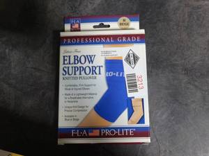 lot 3213 image: Lot of 1 FLA ProLite Elbow Support Knitted Pullover - Size Medium