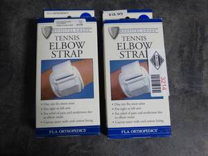 lot 3214 image: Lot of 2 Hospital Grade Tennis Elbow Strap - Size Universal