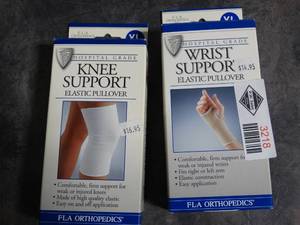 lot 3218 image: FLA ProLite Ankle Support  Pullover and Wrist Support Pullover  - Size Extra Large