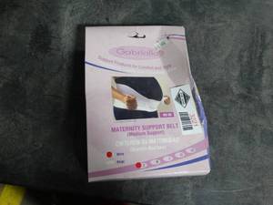 lot 3221 image: Gabrialla Elastic MaternityBack Support Belt - Size Small