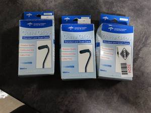 lot 3224 image: Lot of 3 Medline Cane Grips