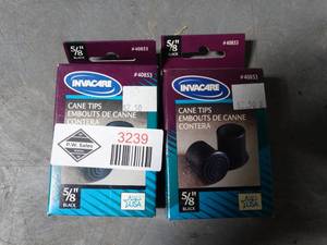 lot 3239 image: Lot of 2 Invacare Cane Tips