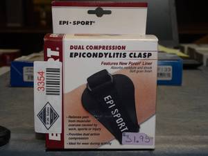lot 3354 image: Epi Sport Epicondylitis Clasps - Size Large
