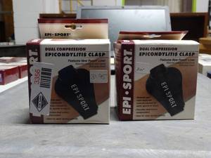 lot 3356 image: Lot of 2 Epi Sport Epicondylitis Clasps - Size Small