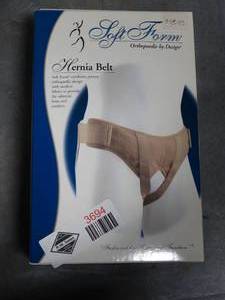 lot 3694 image: Soft Form Hernia Belt - Size Medium