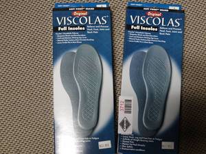 lot 3712 image: Lot of 2 VISCOLAS - Heel Spur Cushions- Size A (Men 2-4 or Women 4-6)