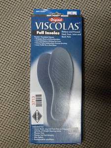 lot 3713 image: VISCOLAS - Full Insoles - Size B (Men 5-7 or Women 7-9)