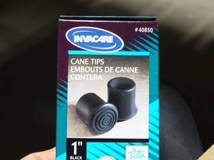 lot 3719 image: Lot of 4 Invacare 1 Cane tips