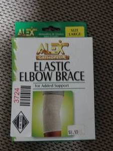lot 3724 image: Alex Orthopedic Elastic Elbow Brace - Size Large