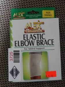lot 3725 image: Alex Orthopedic Elastic Elbow Brace - Size Small