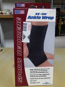 lot 3752 image: Sports Neoprene EZ-ON Ankle Wrap - Size XLarge