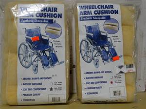 lot 3761 image: Lot of 2 Wheel Chair Arm Cushions