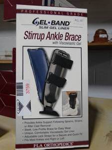 lot 3756 image: FLA Orthopedics Stirrup Ankle Brace - Size Universal