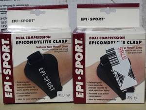 lot 3765 image: Lot of 2 Epi Sport Epicondylitis Clasps - Size Medium