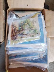 lot 5105 image: Box Full Of Various Greeting Cards