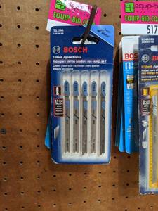 lot 5178 image: Bosch T-Shank Jigsaw T118A1 Blades, Bosch T-Shank Jigsaw T218A Blades