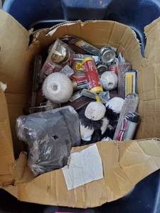 lot 5217 image: Antique Hair Dryer, Composite Shims, String, Hardware And More