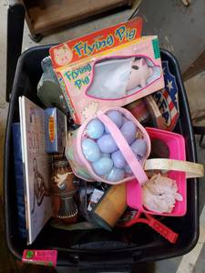 lot 5218 image: Flying Pig, Easter Eggs, Marbles, Kids Toys And More