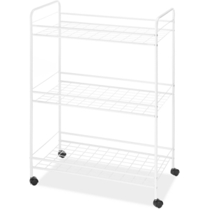 lot 1022 image: 3-Tier Large Household Cart, White