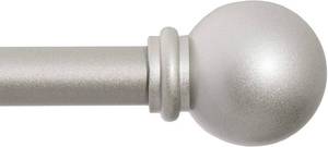 lot 1027 image: Kenney 58�� Chelsea Ball Decorative Window Curtain Rod, 28-48, Champagne