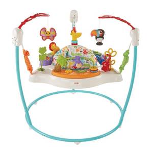 lot 1065 image: Fisher-Price Animal Activity Jumperoo with Lights & Sounds