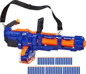 lot 1077 image: Hasbro - Nerf Elite Titan CS-50 Toy Blaster - Blue, Orange