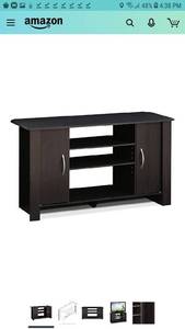 lot 1104 image: Furinno Econ TV Stand Entertainment Center, Espresso