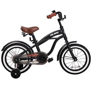 lot 1122 image: JOYSTAR 14 Kids Cruiser Bike with Training Wheels for Ages 2-6 Years Old Girls & Boys, Toddler Kids Bicycle