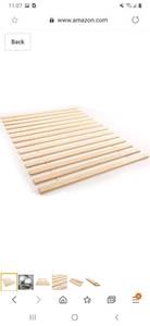 lot 1131 image: Queen bed 60 support slats