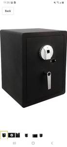 lot 1137 image: GOLVAL FS-50 Home Steel Security Safe Box, Biometric Fingerprint Quick-Access Safe, 1.58 Cubic Feet