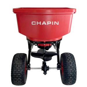 lot 1144 image: Chapin Manufacturing - Spreaders 345086201 150 lbs Tow Behind Spreader