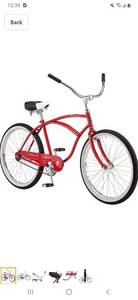 lot 1157 image: Schwinn Classic Cruiser Bike, 26-Inch Wheels, Red