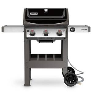 lot 1199 image: Weber Spirit II E-310 Natural Gas Grill, Black