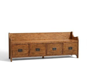 lot 50236 image: Wade Bench, Weathered Pine