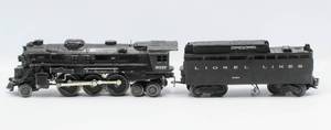 lot 4136 image: Lionel 2037 Locomotive Train Die Cast Metal with 6026W Tender